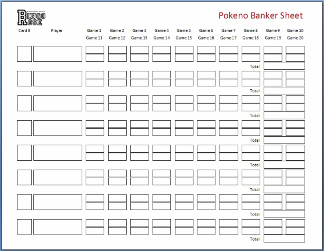 Banker sheet